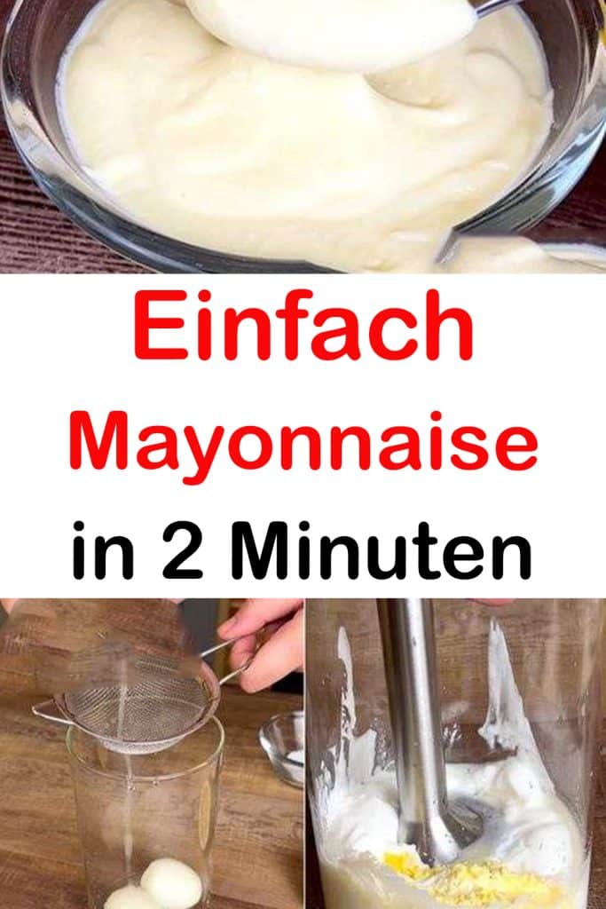 Mayonnaise in 2 Minuten zubereitet