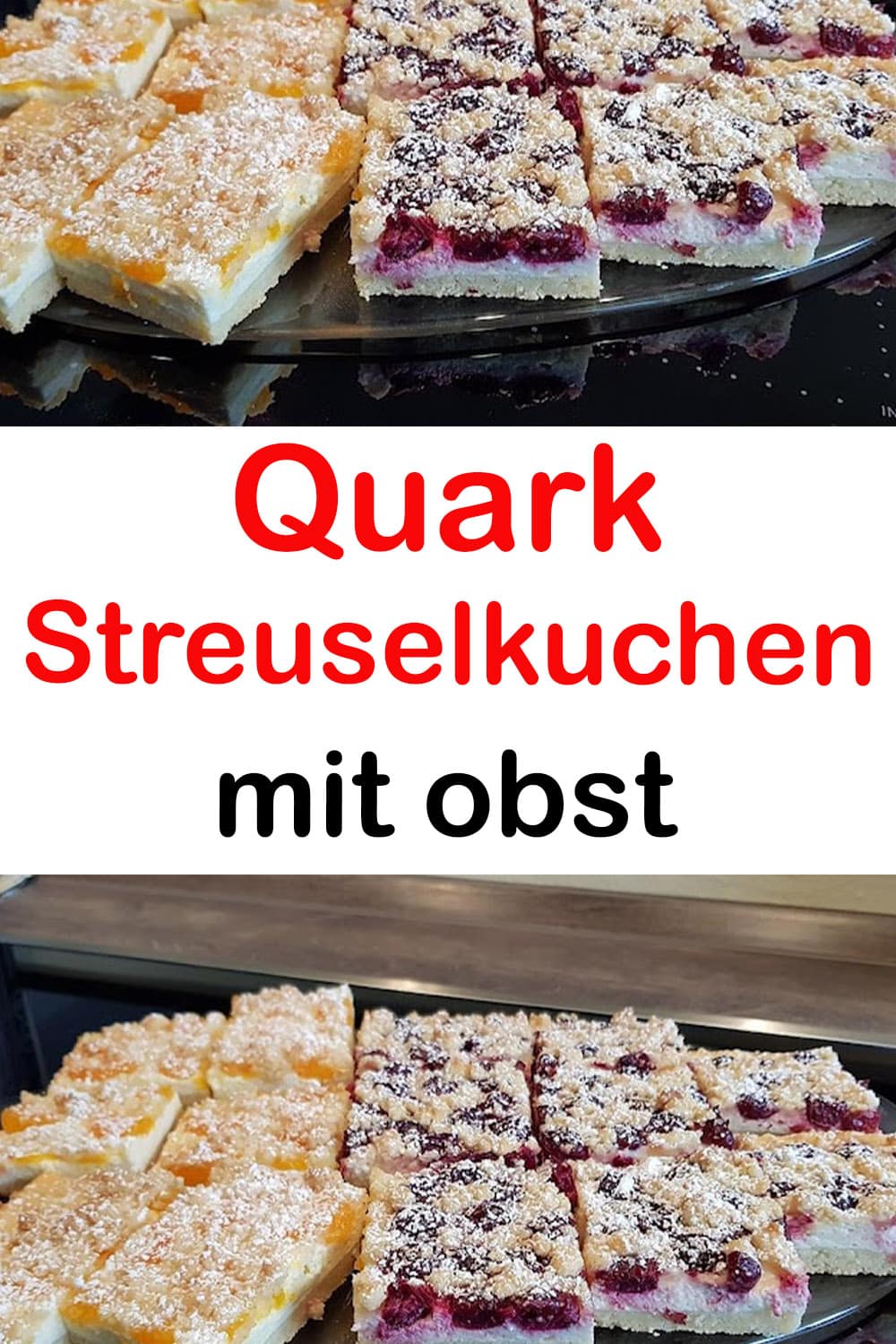 Schneller Quark-Streuselkuchen Mit Obst - 99 Rezepte