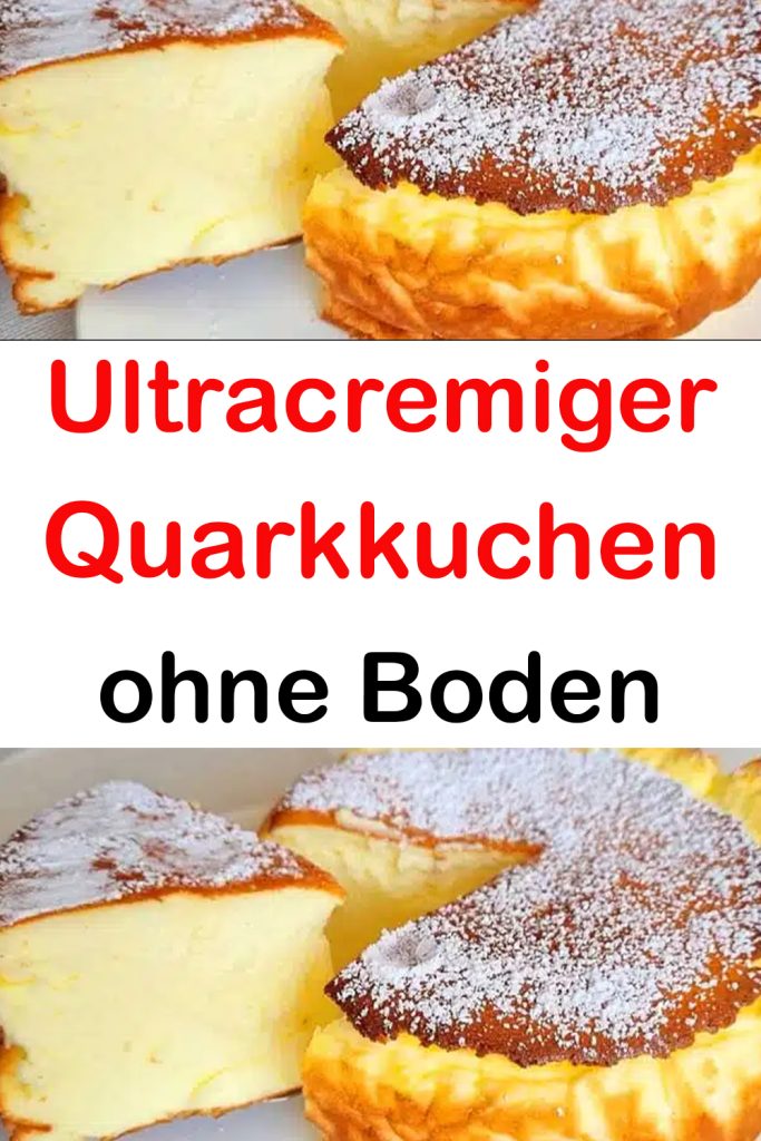 Ultracremiger Quarkkuchen ohne Boden Rezept in 5 Minuten zuberietet