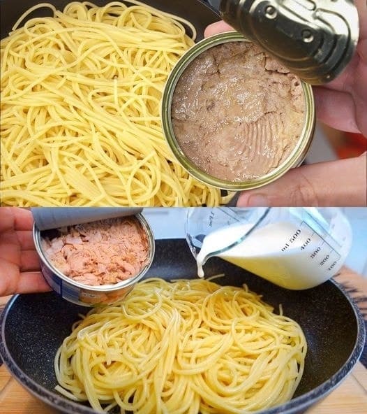 Spaghetti mit Thunfisch und Sahne Soße: Super lecker und super einfach
