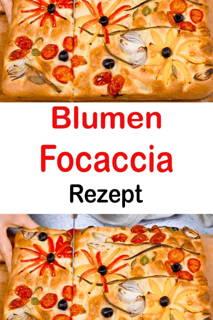 Blumen-Focaccia: Das Ergebnis wird die ganze Familie lieben!