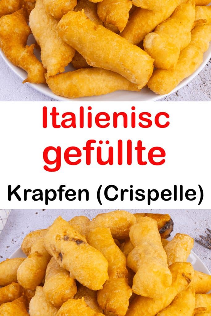 Italienische gefüllte Krapfen (Crispelle): knusprig und schnell zubereitet!