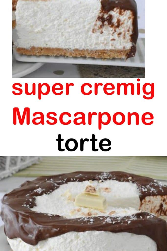 Mascarpone Torte, super cremig und ohne backen