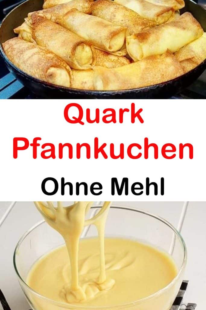 Quark Pfannkuchen ohne Mehl