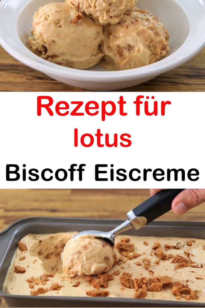 Rezept für Lotus Biscoff Eiscreme