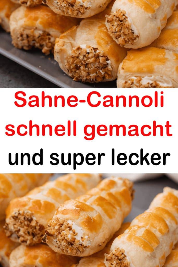 Sahne-Cannoli: ganz schnell gemacht und super lecker!