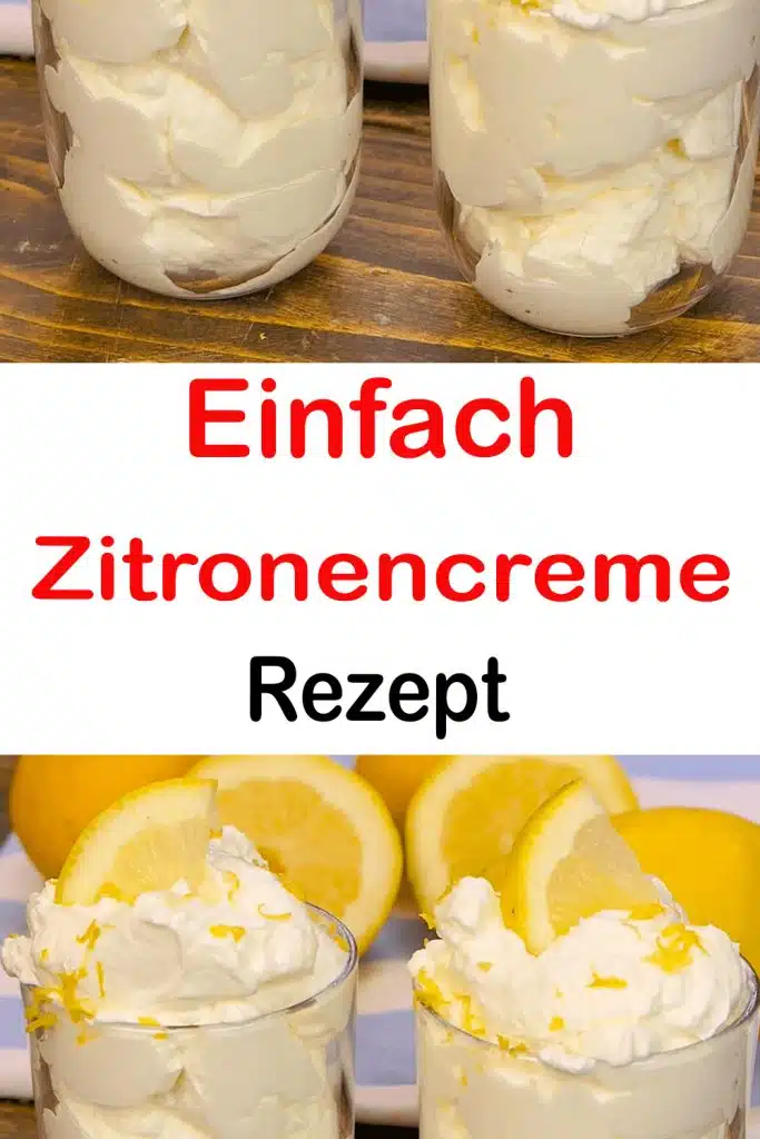 Zitronencreme: fertig mit nur 3 Zutaten!