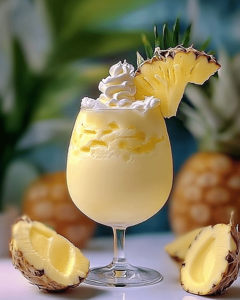 Pina Colada mit nur 4 Zutaten!