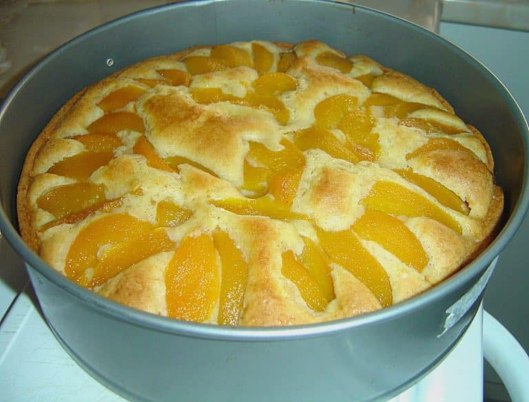 Pfirsich Vanillekuchen
