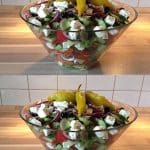 Fantastischer Bauernsalat den ich regelmäßig zubereite, saulecker