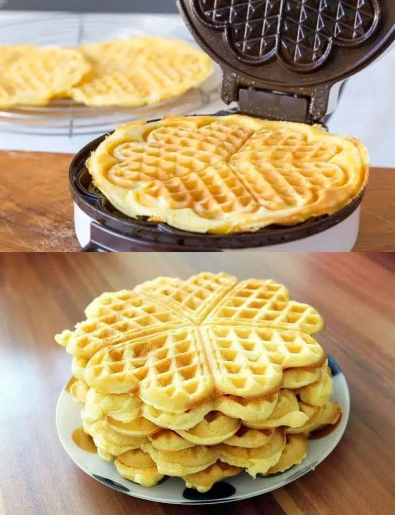 Das beste Waffelrezept ever! – Vanille Joghurt Waffeln in nur 1 Minute zubereitet