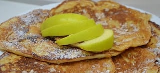 Köstliche Apfel-Pancakes