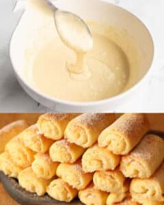 Quark Pfannkuchen ohne Mehl in 3 Minuten zubereitet