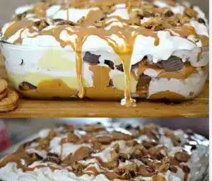 Kekslasagne, zum verrückt werden lecker