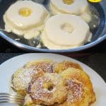 Apfelringe im Apfelweinteig