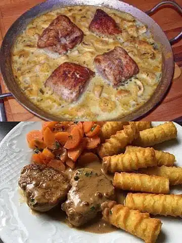 Filetbraten in Frischkäse-Senfsauce