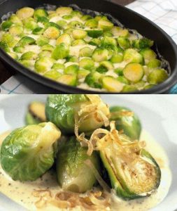 rosenkohl mit frischkäse