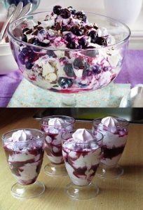 heidelbeer mascarpone dessert