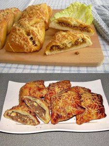 Hackfleischtaschen mit Käse