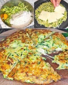 Zucchini-Pizza