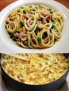 spaghetti käse sahne soße rezept