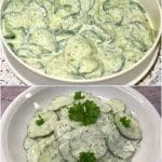 Gurkensalat mit Schmand/Joghurt