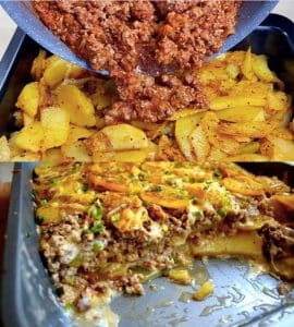 Gehackter Kartoffeleintopf