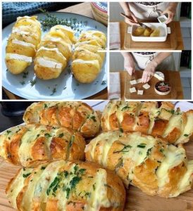 fächerkartoffeln mit käse