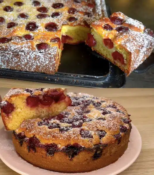 Joghurt-Kirschkuchen – Zergeht auf der Zunge