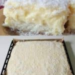 kokos kuchen mit pudding