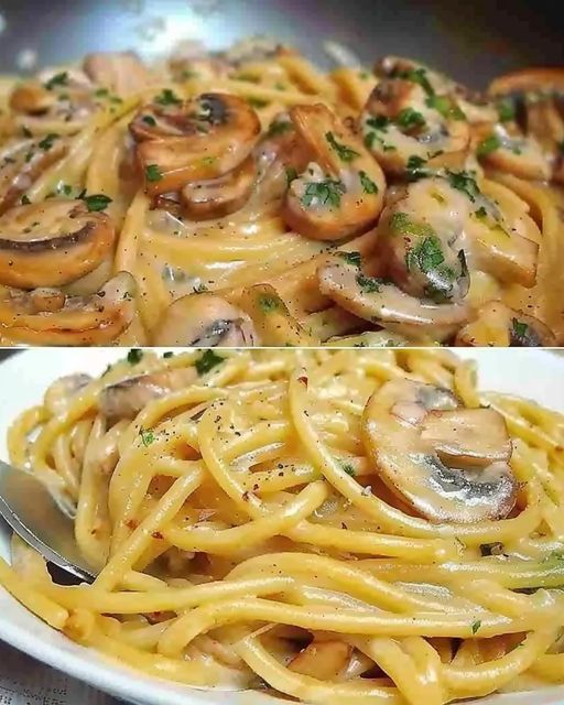 Pfannen-Pilz-Spaghetti: Einfach und unglaublich lecker