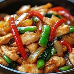 chinesische hähnchenpfanne