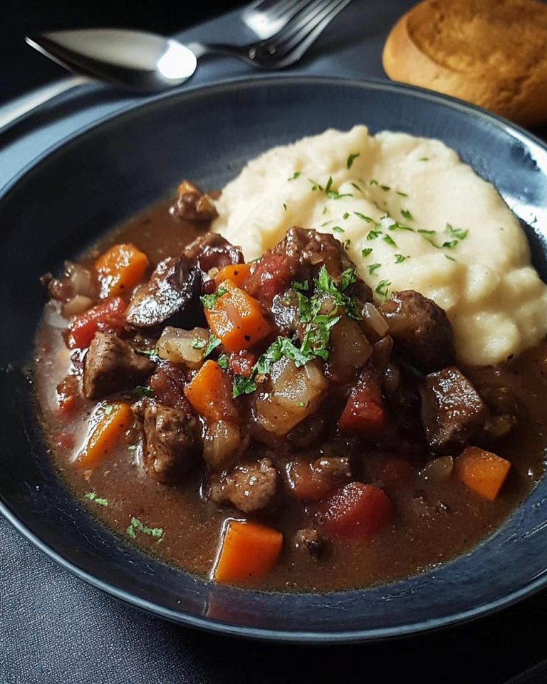 Feines Rehragout mit Beeren