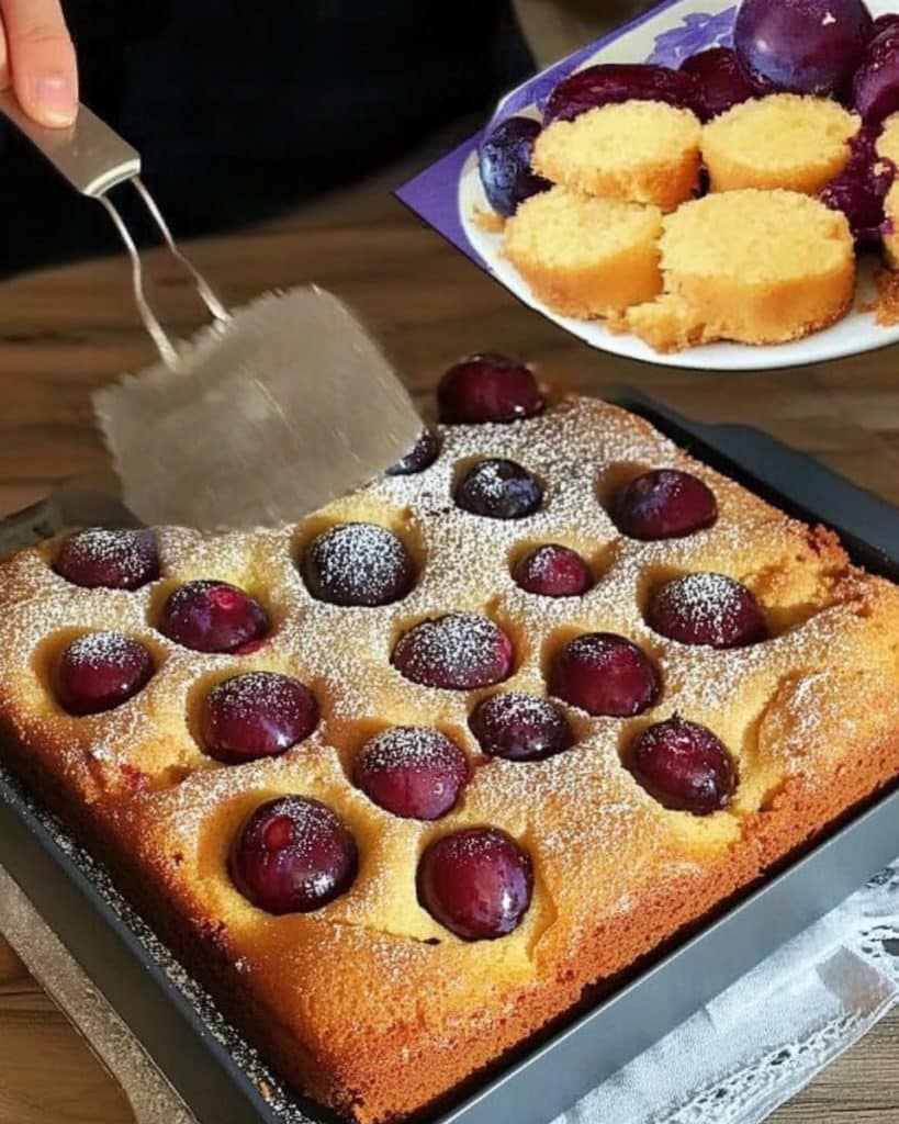 Zergeht auf der Zunge, Französischer Pflaumenkuchen in 10 Minuten