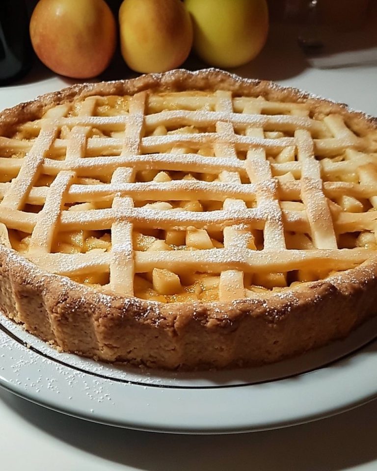 Gedeckter Apfelkuchen