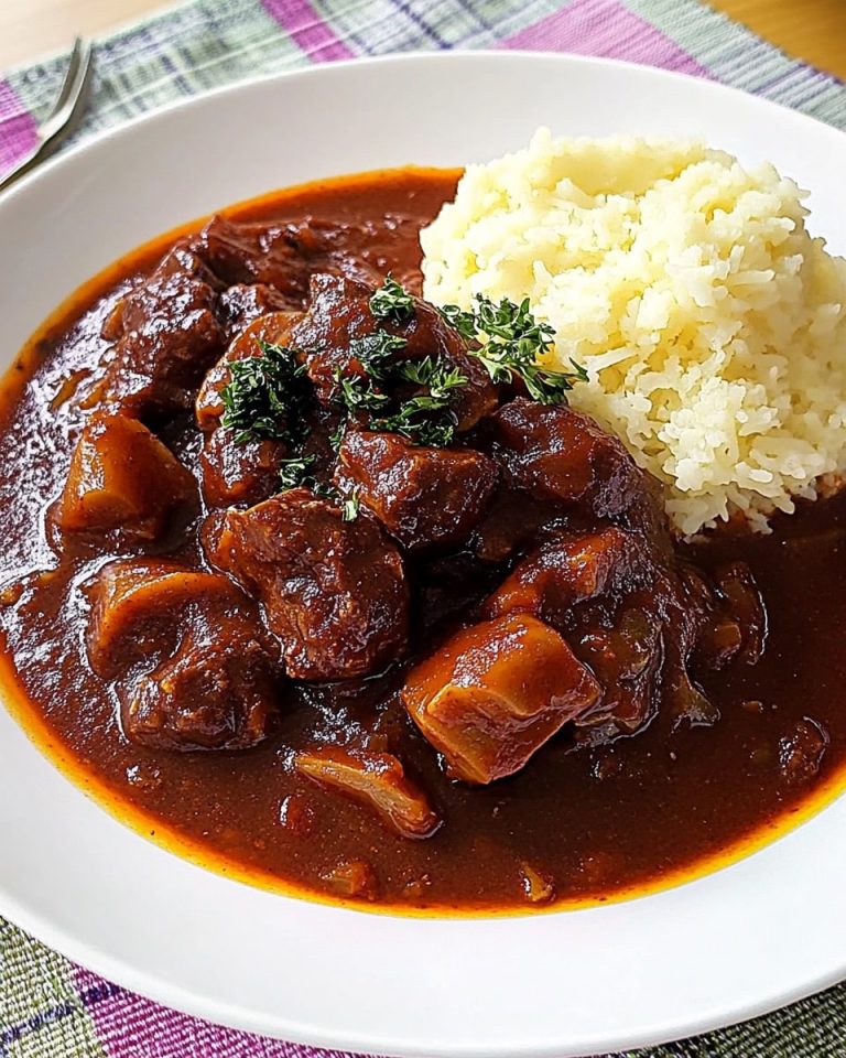 Hirschgulasch