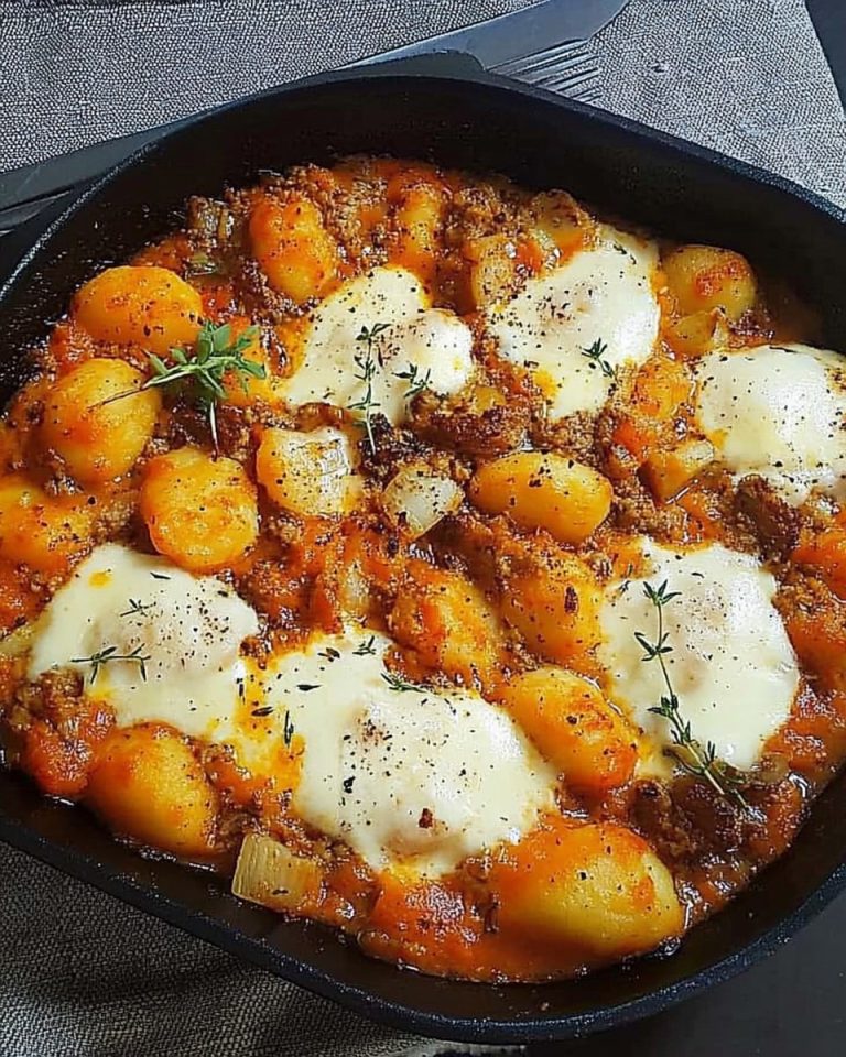 Saftiger Kürbis-Gnocchi-Auflauf