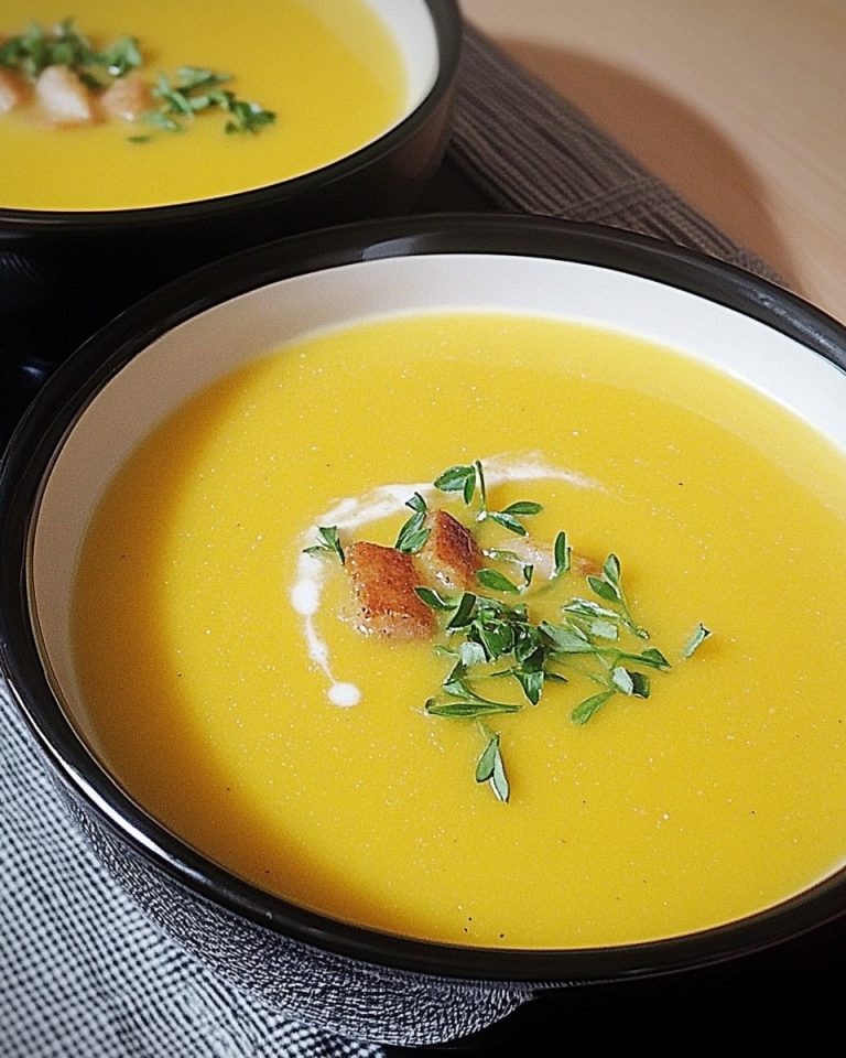 Kürbissuppe mit Ingwer und Kokosmilch