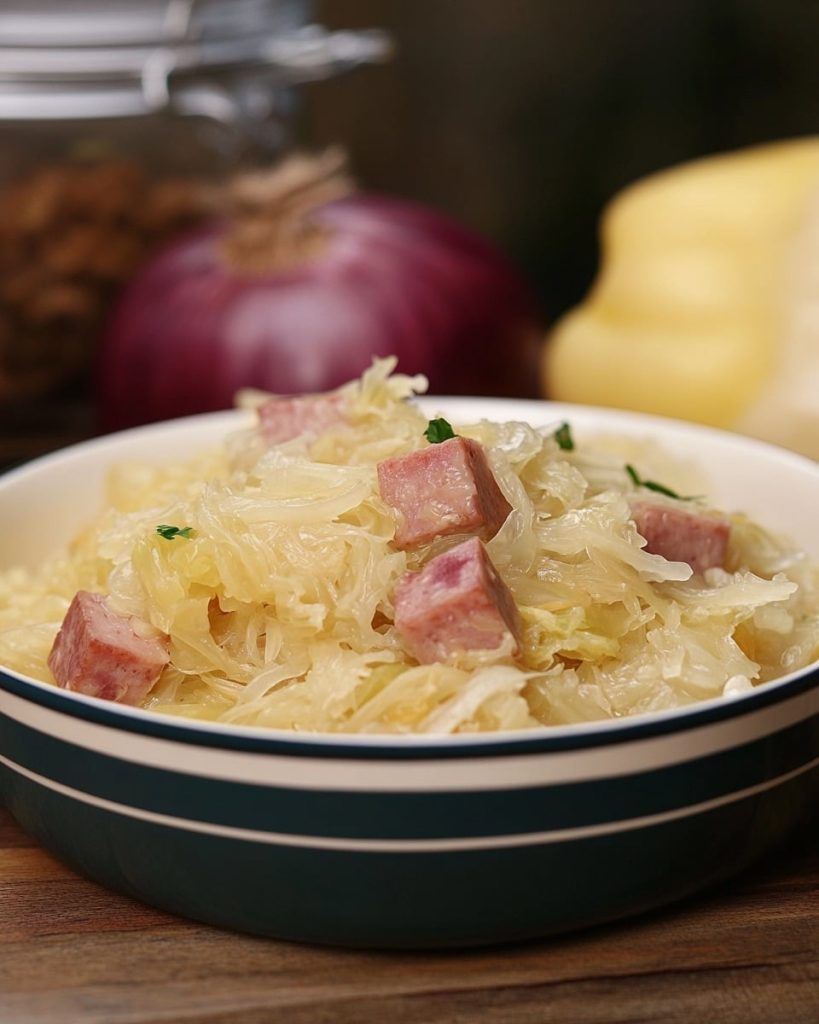 Sauerkraut mit Kassler