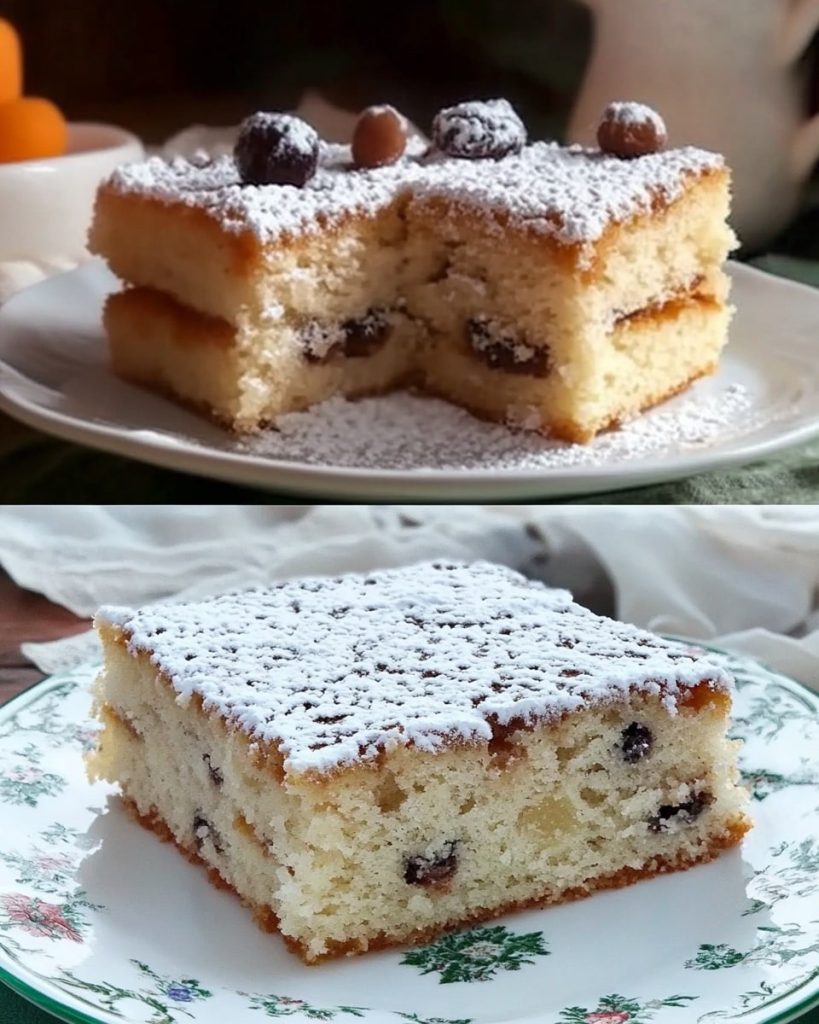 STOLLENKUCHEN VOM BLECH MIT MARZIPAN