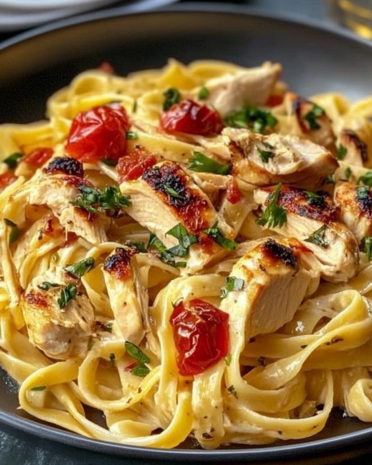 Tagliatelle mit Hähnchen