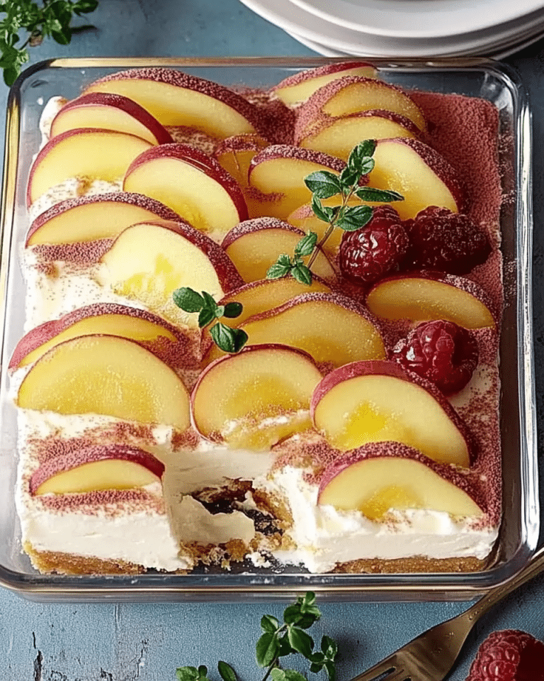 Pfirsich-Tiramisu: Ein Fruchtiges Dessert für Jede Gelegenheit