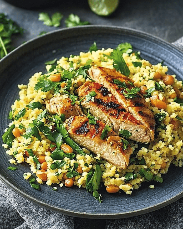 Persisches Hähnchen mit Low-Carb-Couscous: Ein Aromatisches und Gesundes Gericht