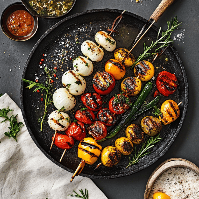 Gemüsespieße zum Grillen: Ein Buntes und Gesundes Grillvergnügen