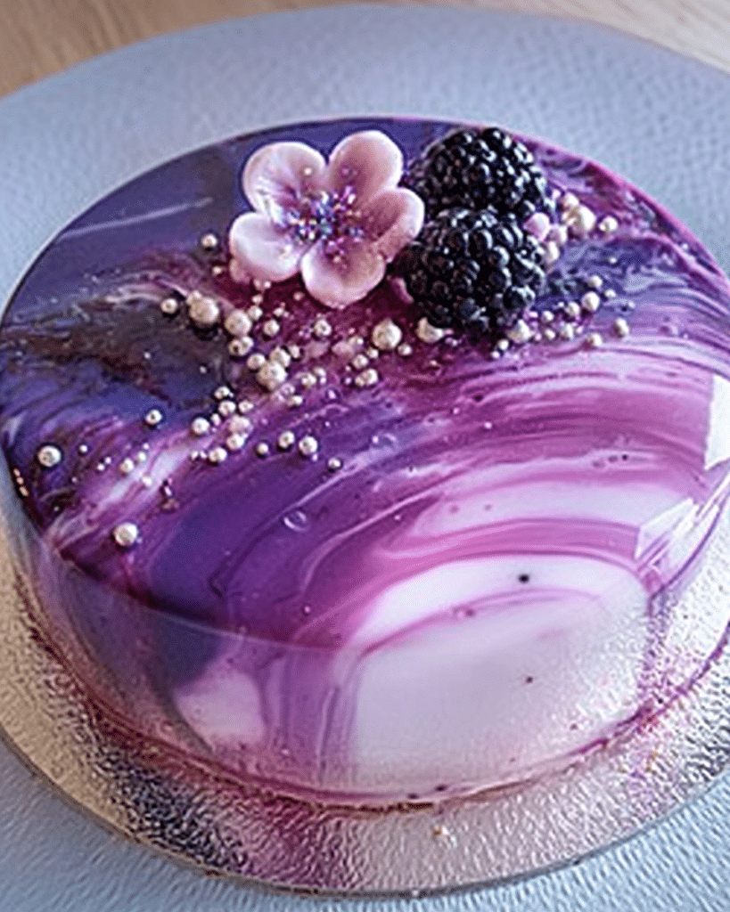 Mirror Glaze Eistorte – Beeren-Cheesecake: Ein Dessert-Highlight mit Wow-Effekt