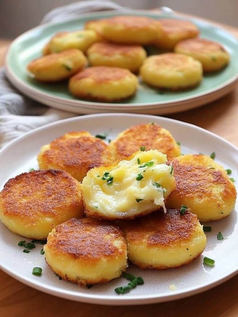 Kartoffelfrikadellen mit Schafskäse