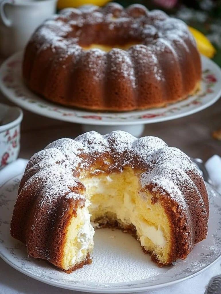 Quark Gugelhupf in 10 Minuten im Backofen