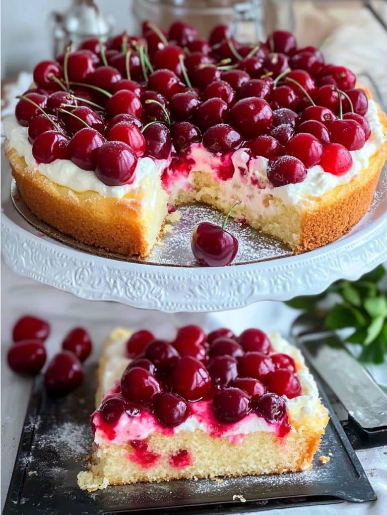 Quark Kirschkuchen in 5 Minuten sowas von lecker