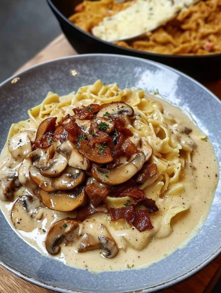 Schwarzwälder Jägersauce mit Champignons in 15 Minuten gemacht