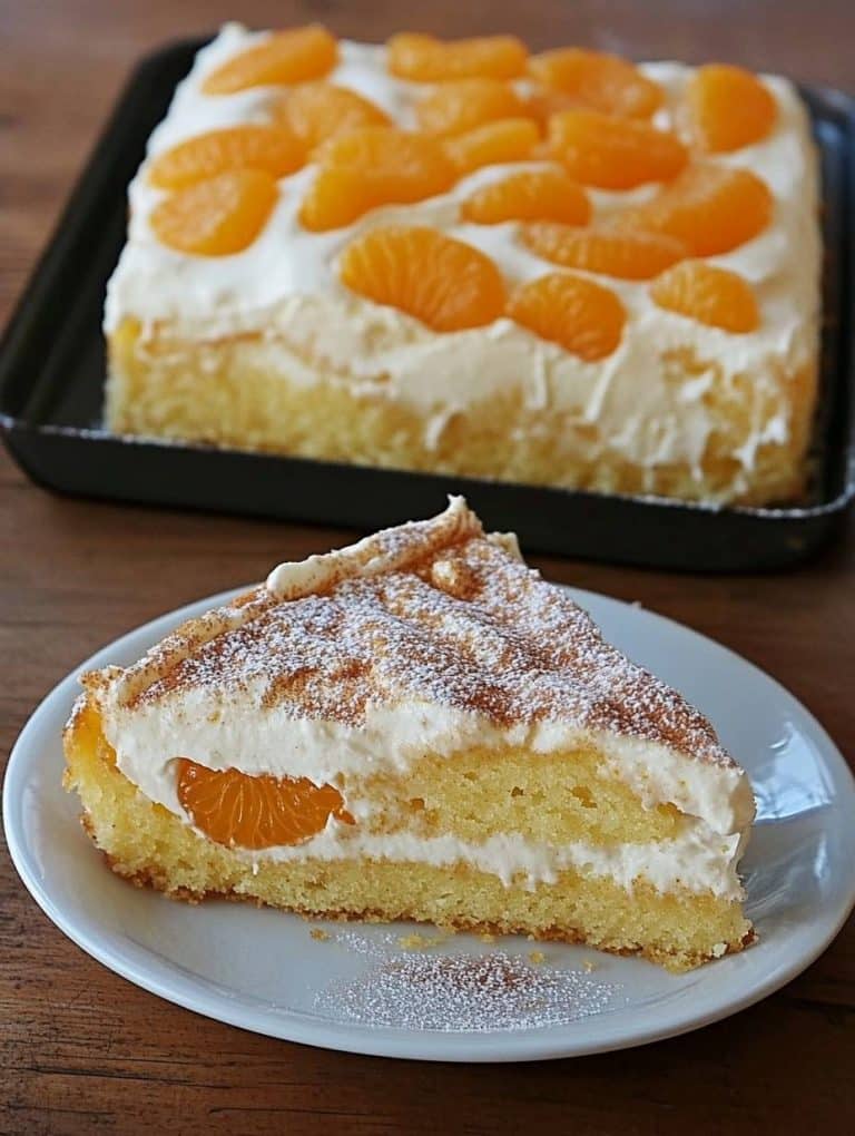 Fantakuchen mit Mandarinen-Schmand